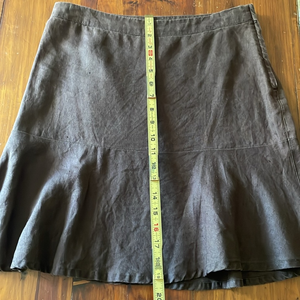 H&M Brown Linen Skirt - Picture 5 of 8
